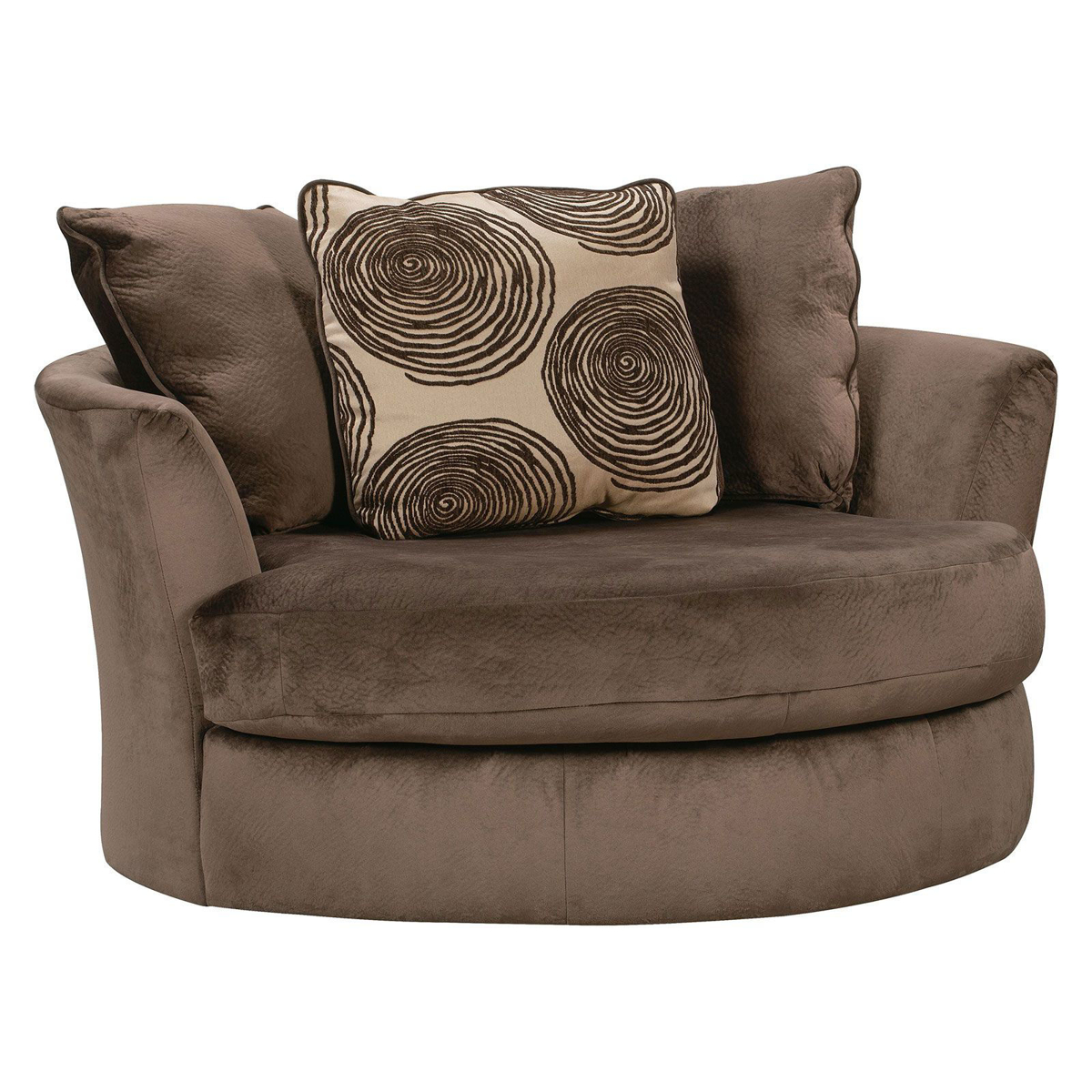 Picture of Groovy Chocolate Swivel Chair