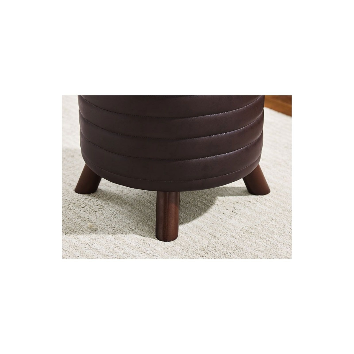 Picture of Peat Brown Ottoman