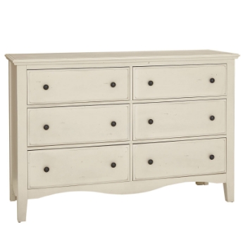 Picture of Casual Retreat White Dresser