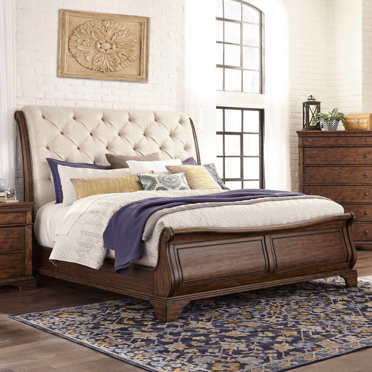 Picture of Trisha Yearwood King Upholstered Bed