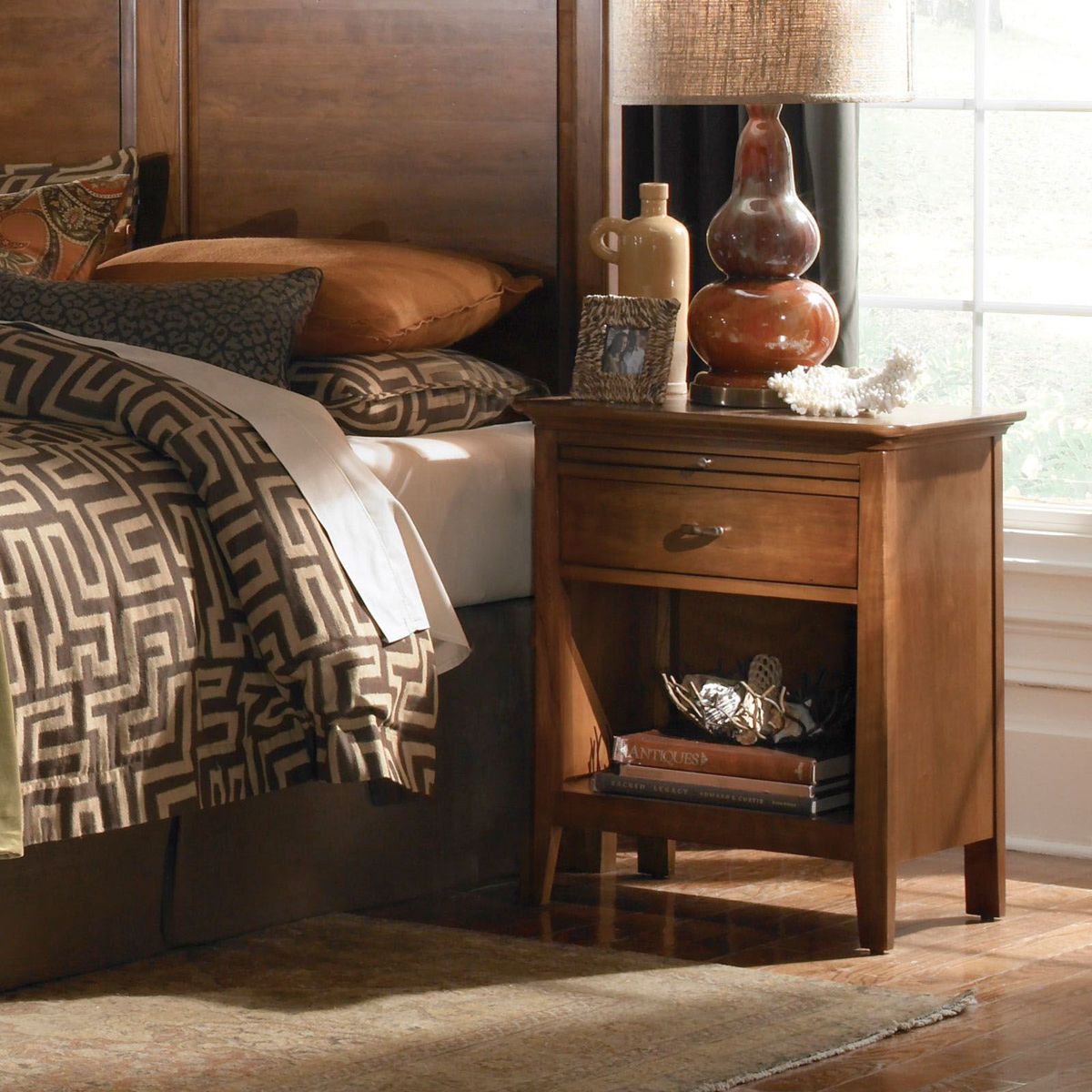 Picture of Solid Cherry Open Nightstand