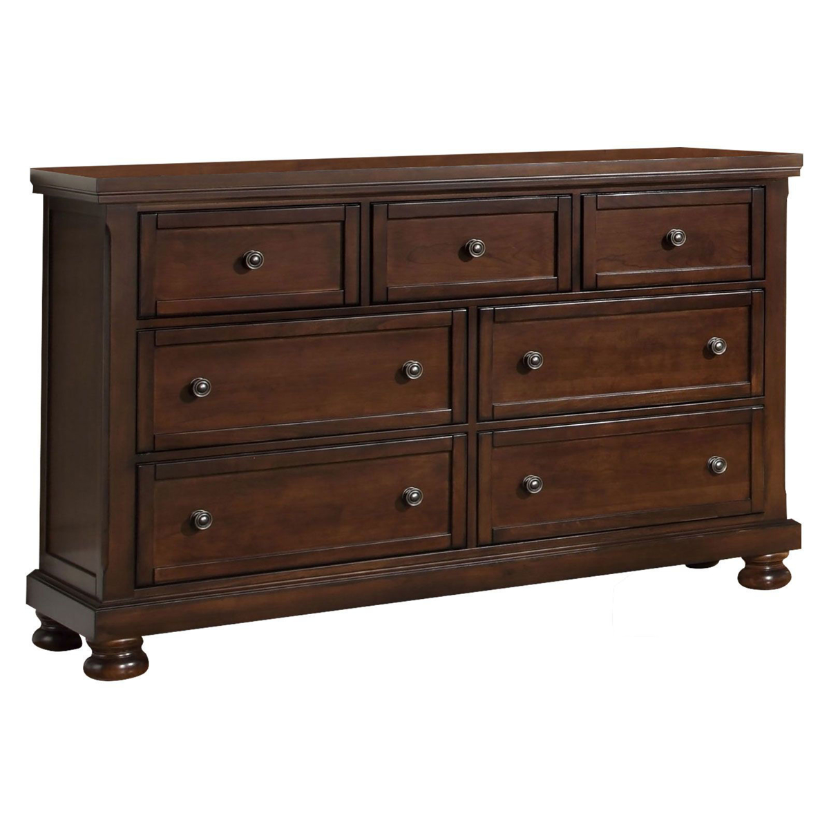 Picture of Dark Cherry Finish Dresser