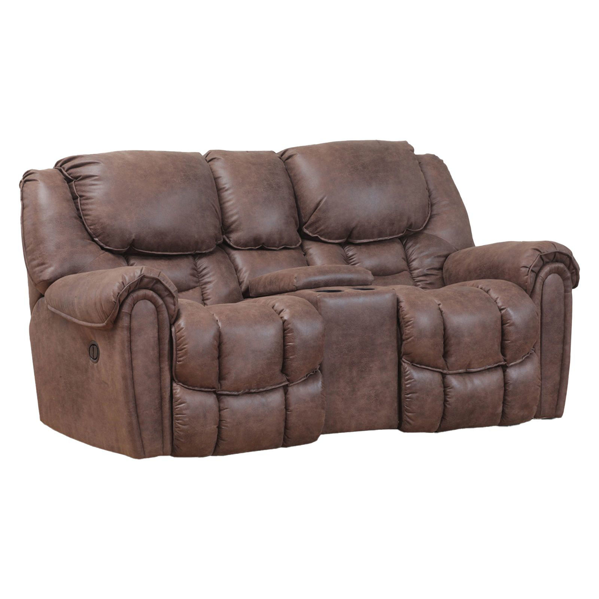 Picture of Mocha Chaise Power Recliner Love Seat