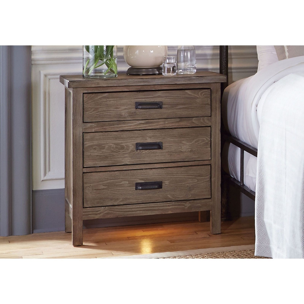 Picture of Foundry Solid Spruce Nightstand