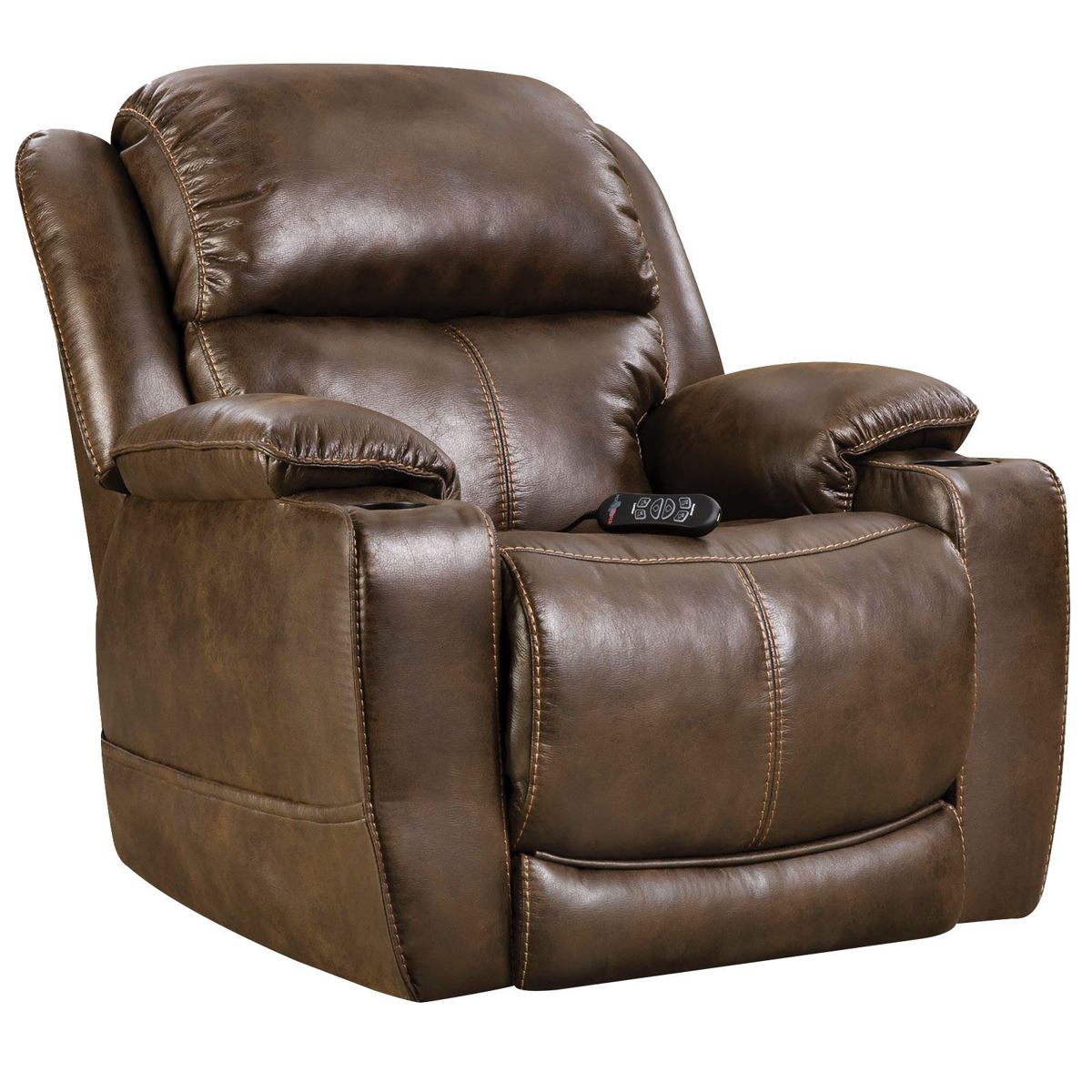 Picture of Walnut Home Theater Power Recliner