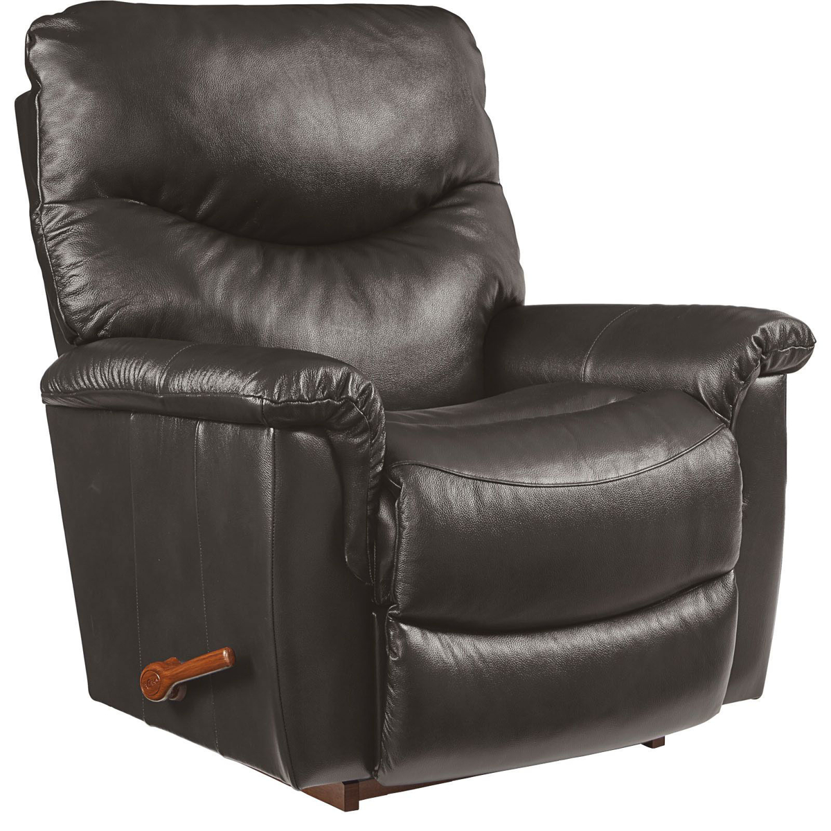 Picture of James Leather Charcoal Rocker Recliner