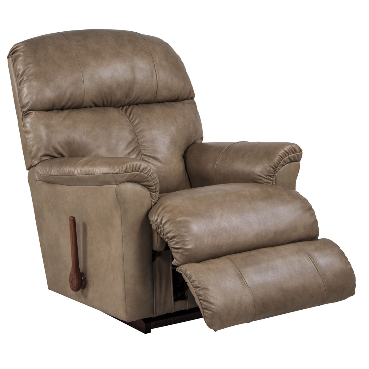 Picture of Reed Leather Beige Rocker Recliner