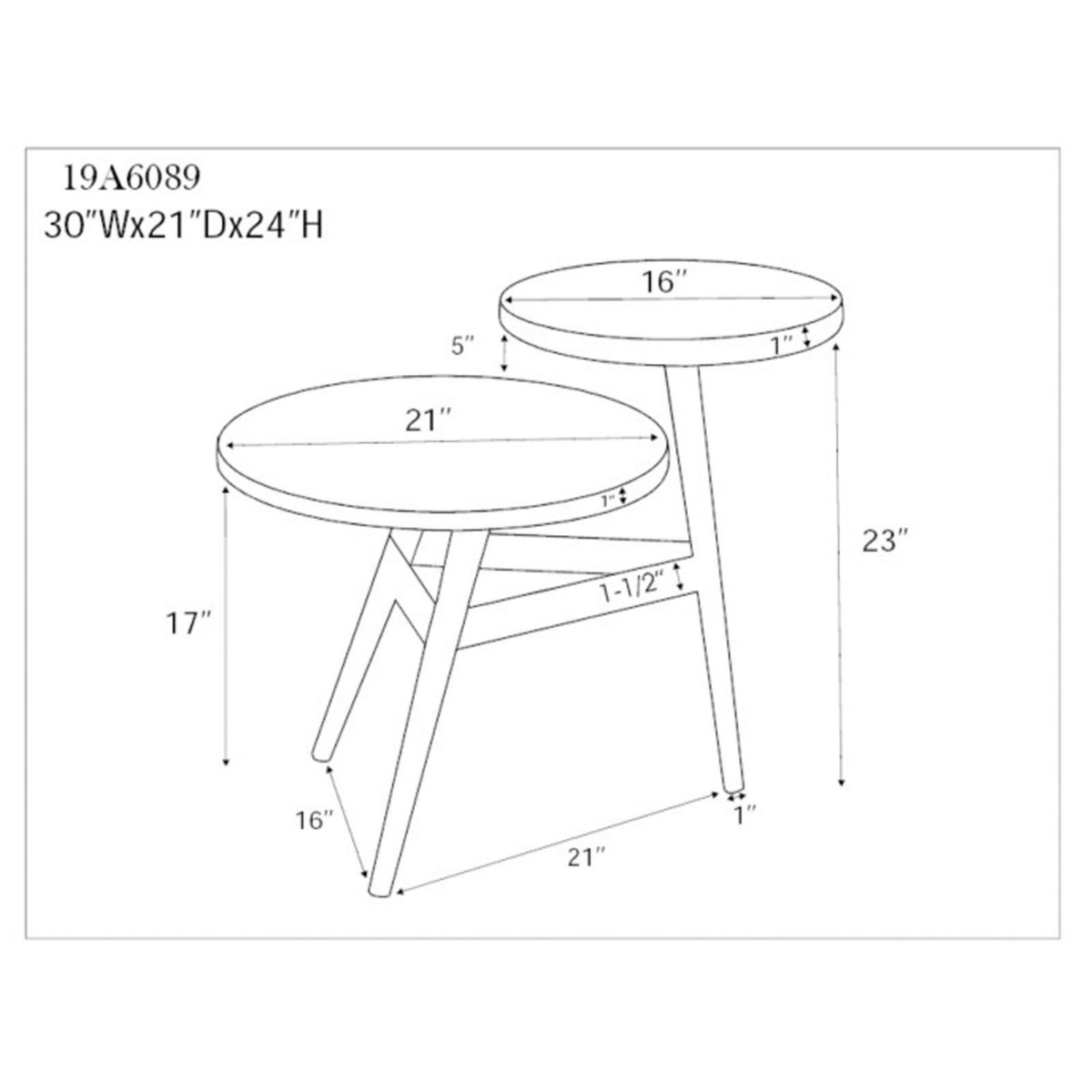 Picture of Denman Tiered Side Table