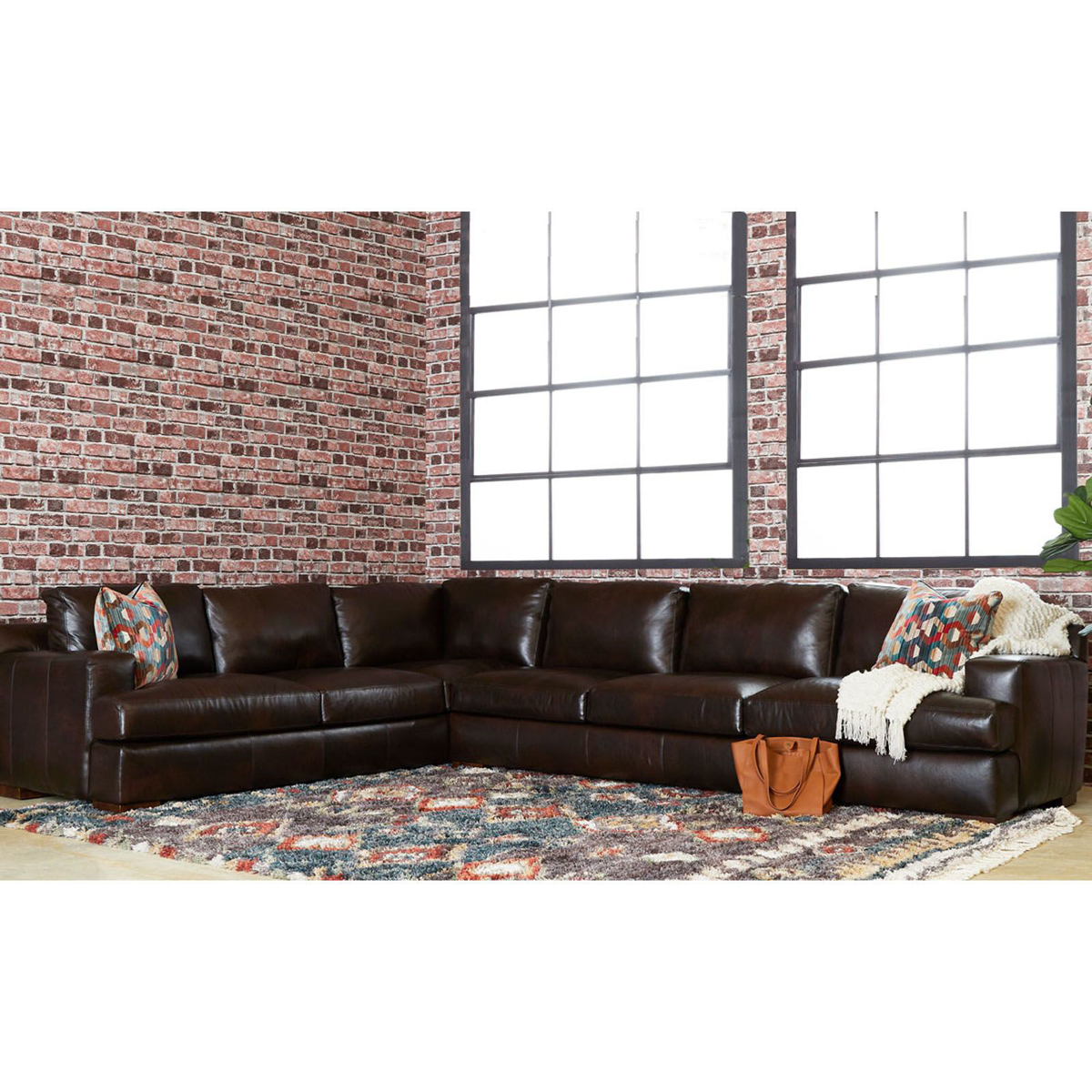 Picture of Lyon 2-Piece All Leather Sectional