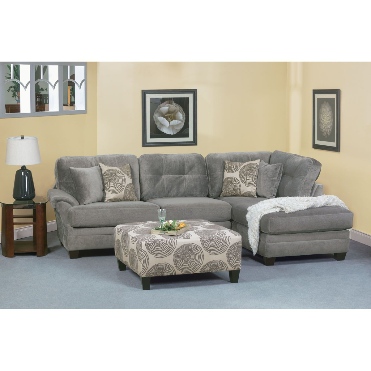 Picture of Groovy Smoke 2-Piece Sectional