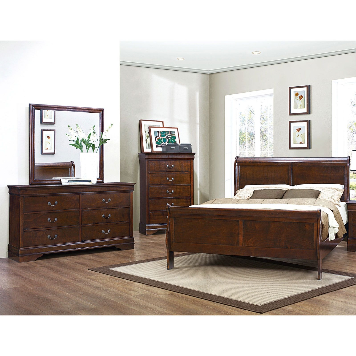 Picture of Mayville Cherry 3-Piece Queen Group