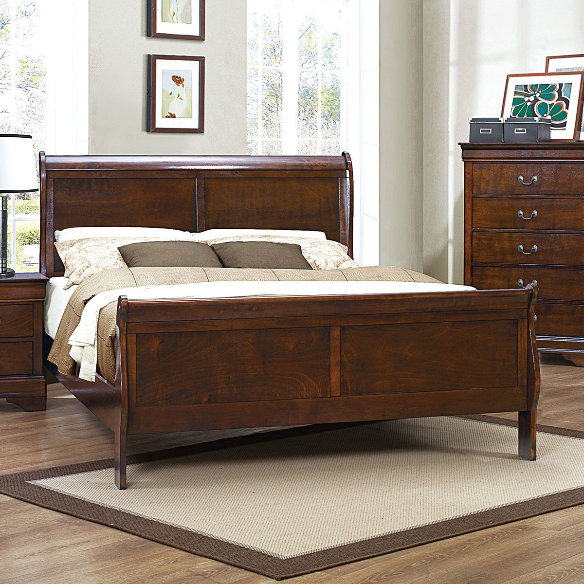 Picture of Mayville Cherry Queen Bed