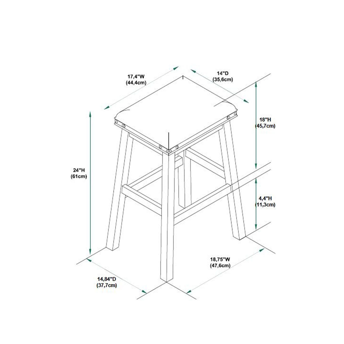 Picture of Milligan Counter Stool