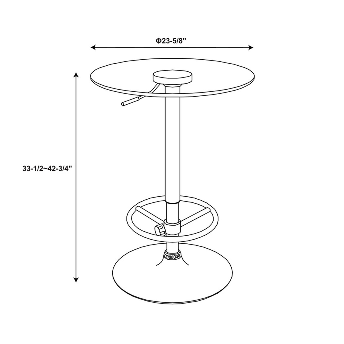 Picture of Placid Pub Table