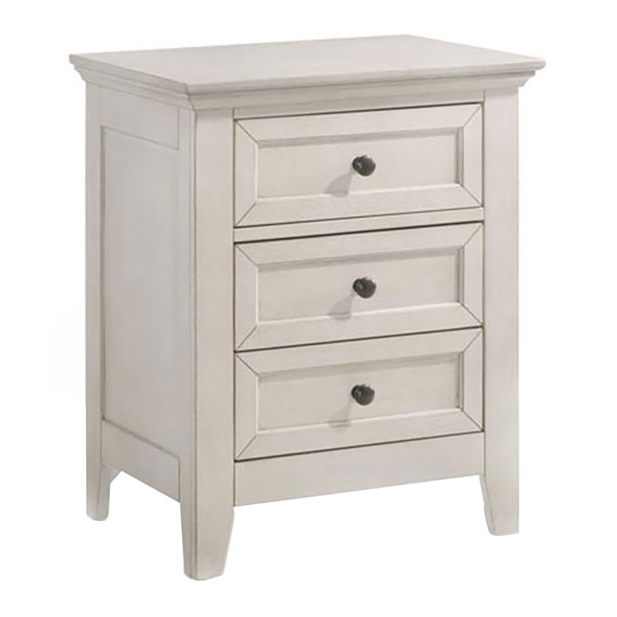 Picture of San Mateo Rustic White Nightstand