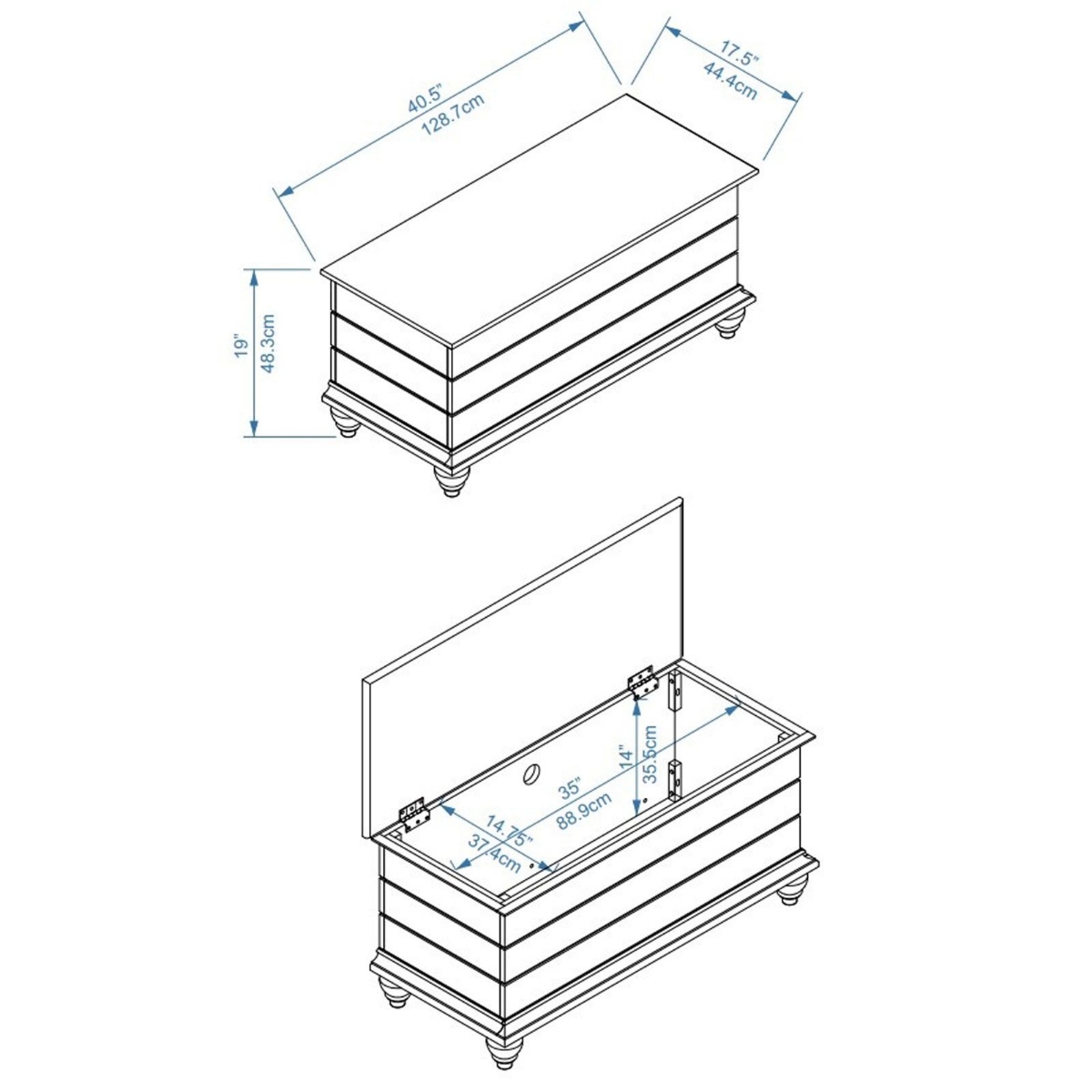 Picture of White Cedar Chest