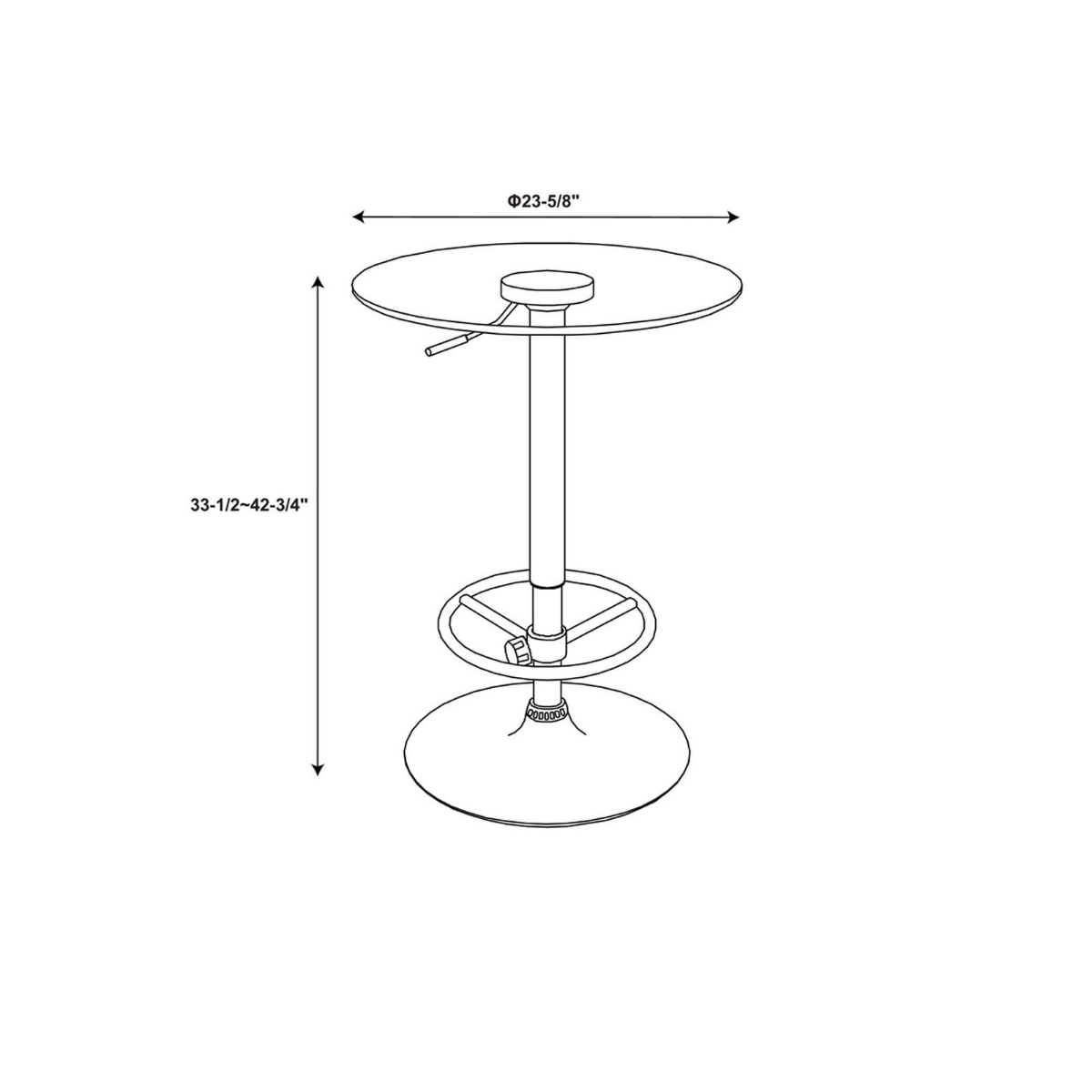 Picture of Placid Pub Table & 2 Stools