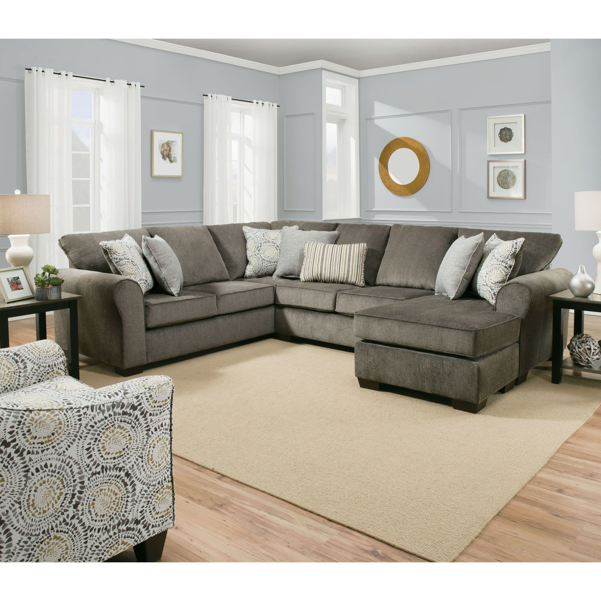 Picture of Harlow Ash 2-Piece Sectional Sofa