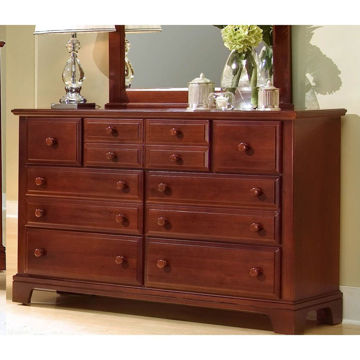 Picture of Cherry Finish Dresser