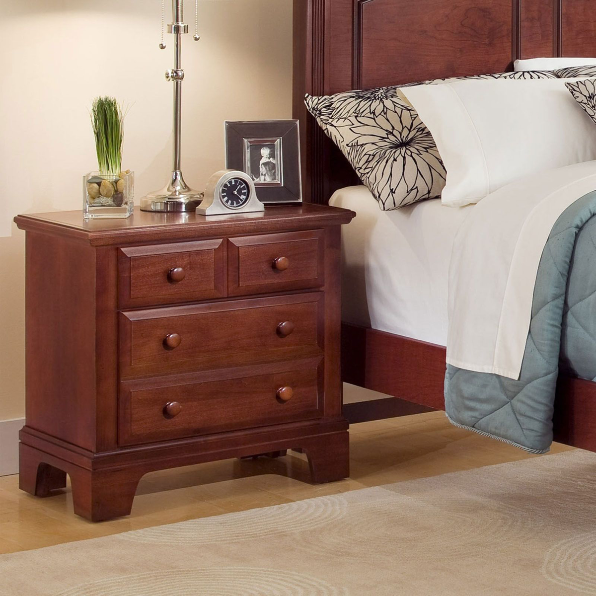 Picture of Cherry Finish Nightstand