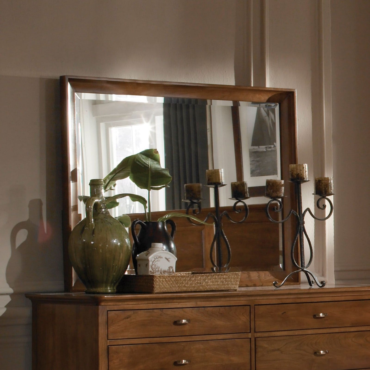 Picture of Solid Cherry Mirror