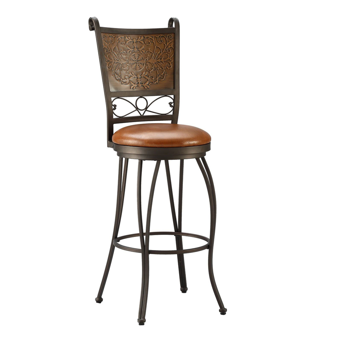 Picture of Bronze Copper Stamped Bar Stool