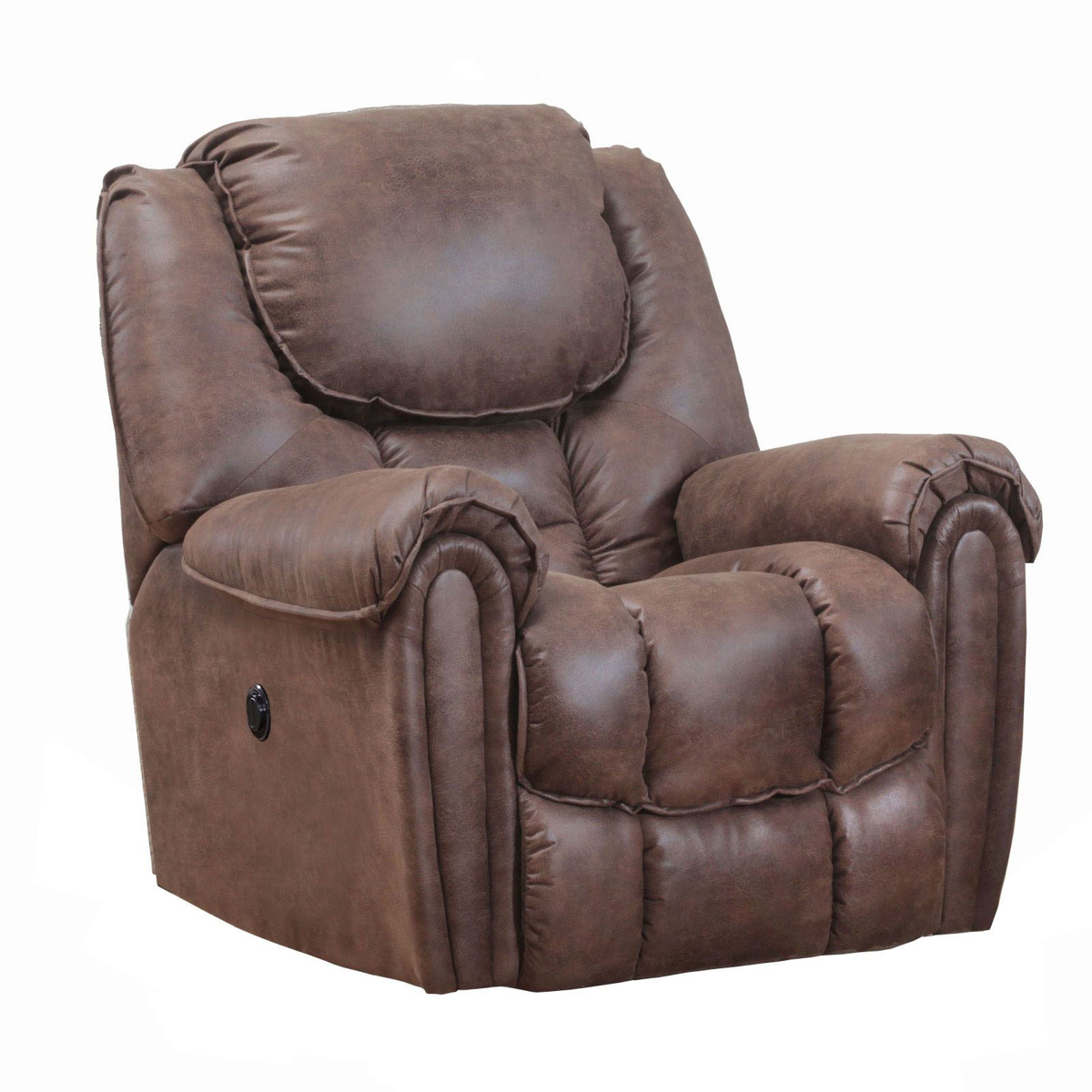 Picture of Mocha Chaise Power Rocker Recliner