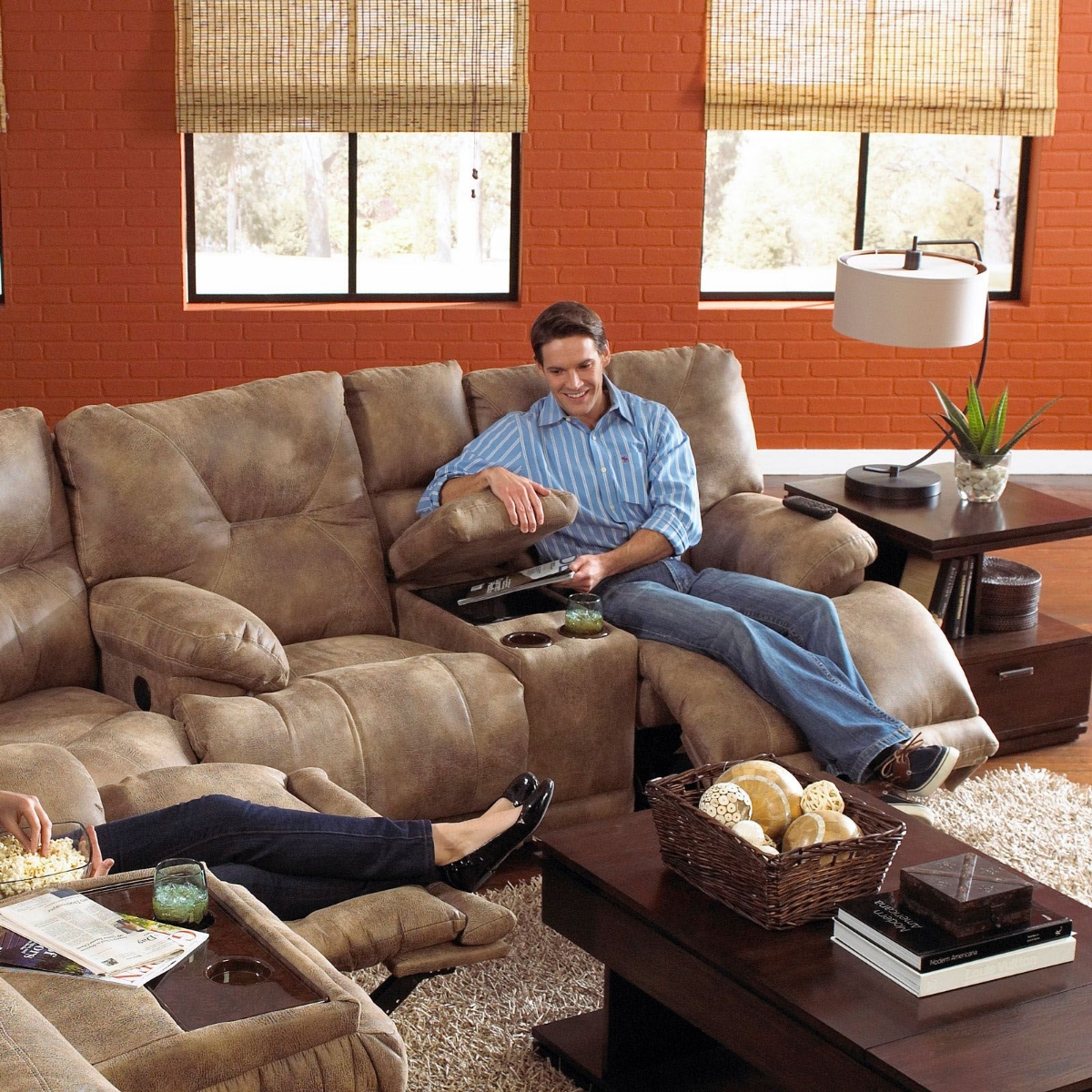 Picture of Voyager Lay Flat Power Recliner Love Seat