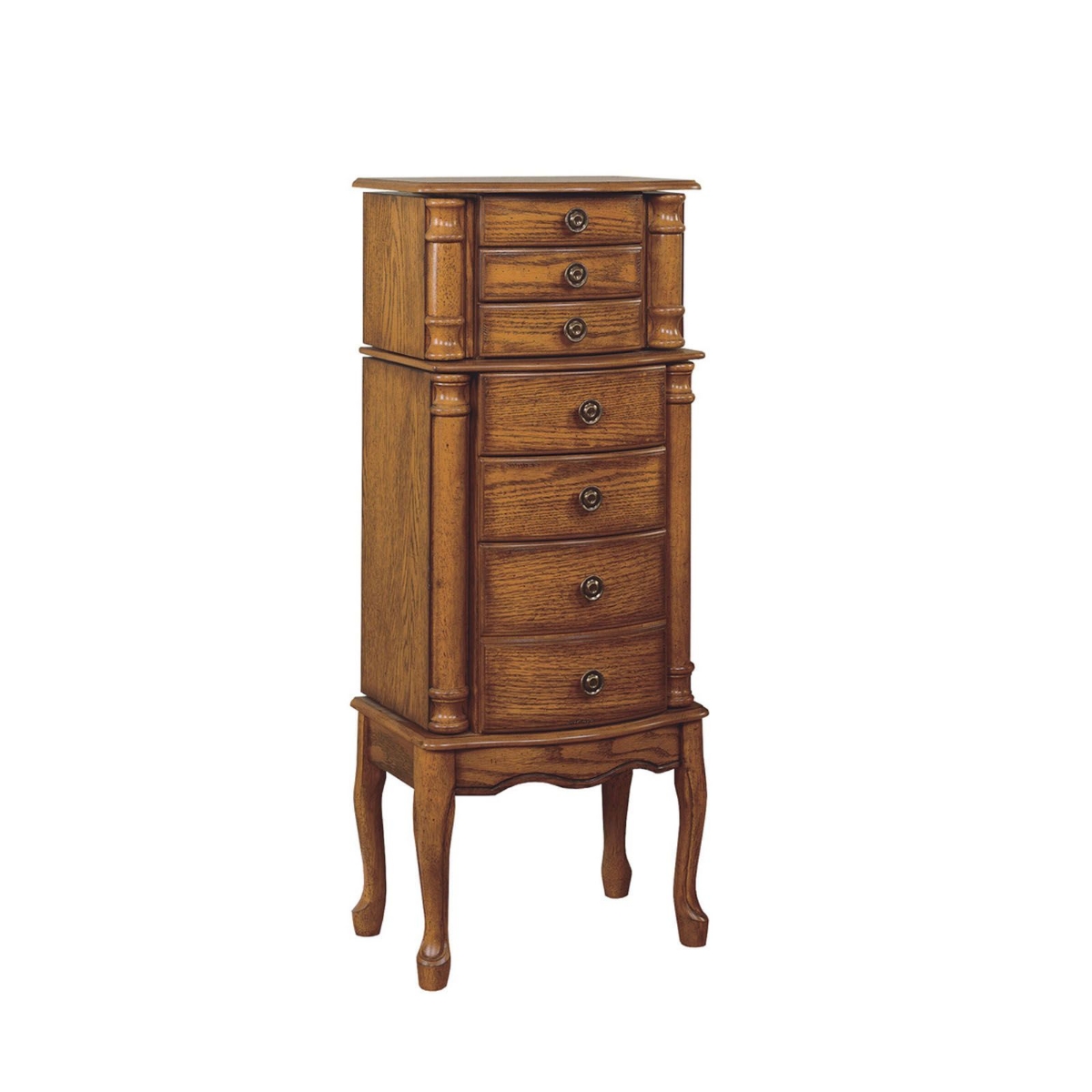 Picture of Woodland Oak Jewelry Armoire