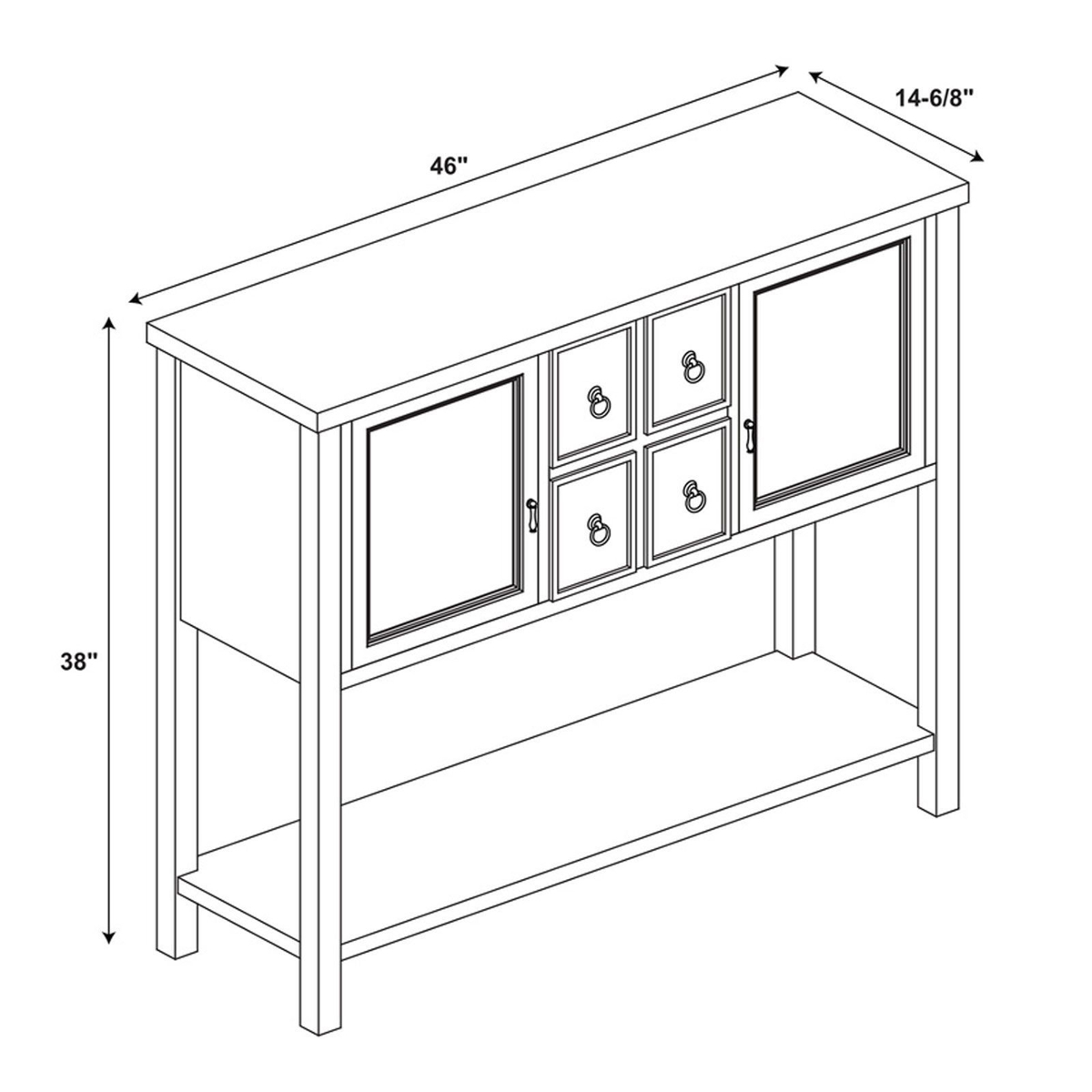 Picture of Duplin Blue Console