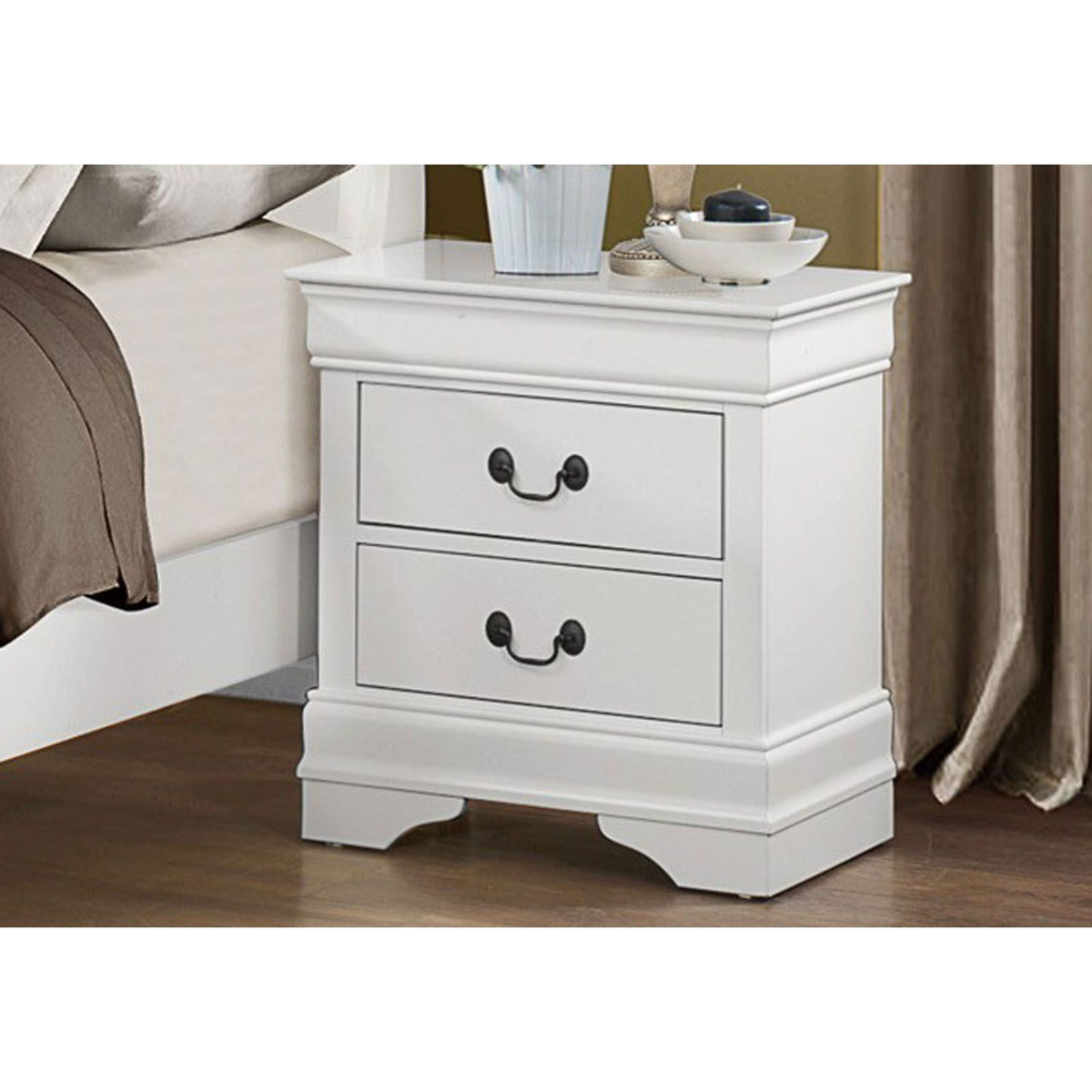 Picture of Mayville White Nightstand