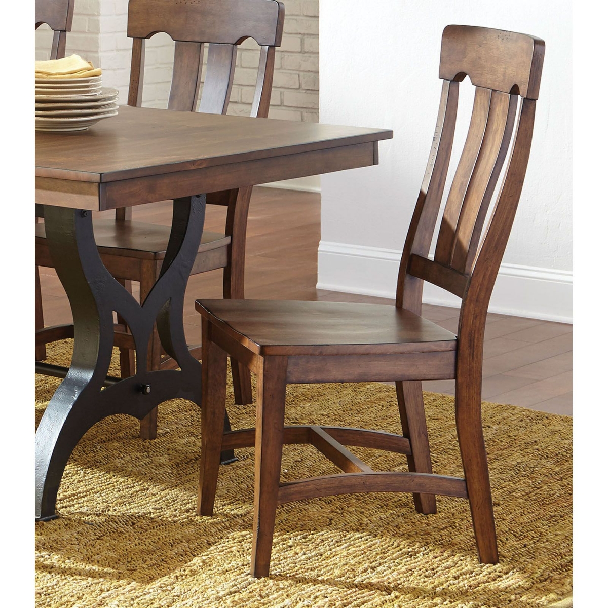 Picture of District Collection Rustic Side Chair