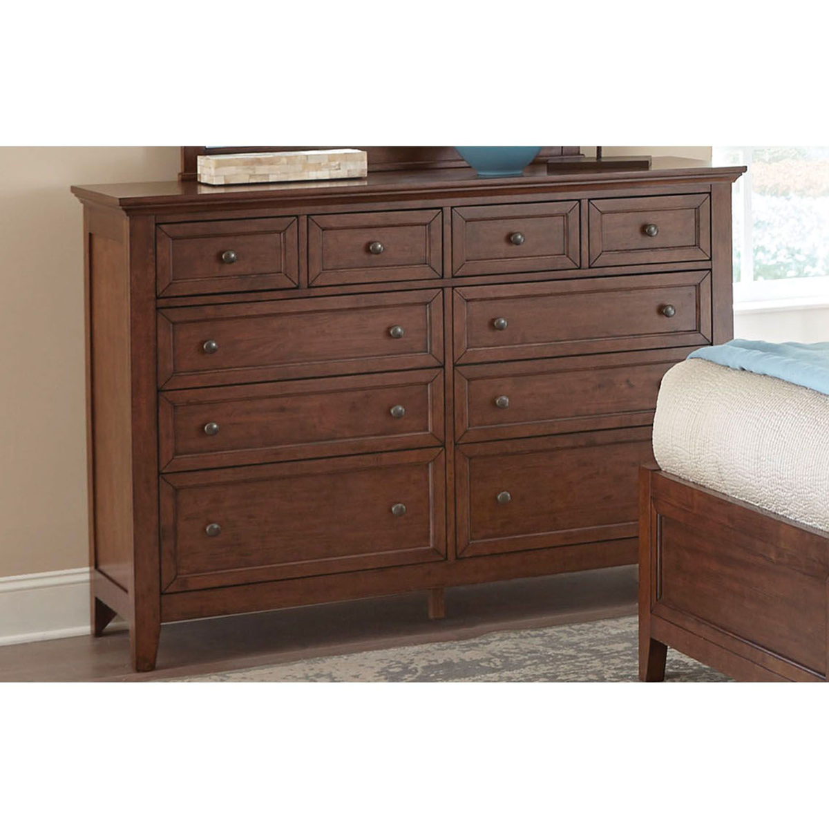 Picture of Tuscan Finish 10-Drawer Dresser