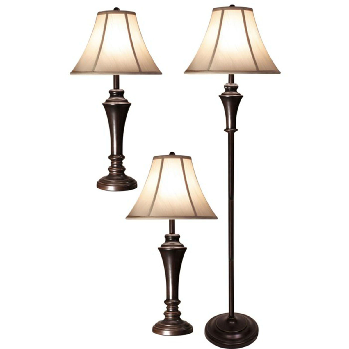 Picture of Aged Bronze 3-Pack Lamps