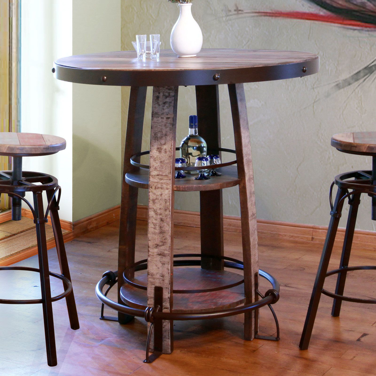 Picture of Antique Finish Bistro Table