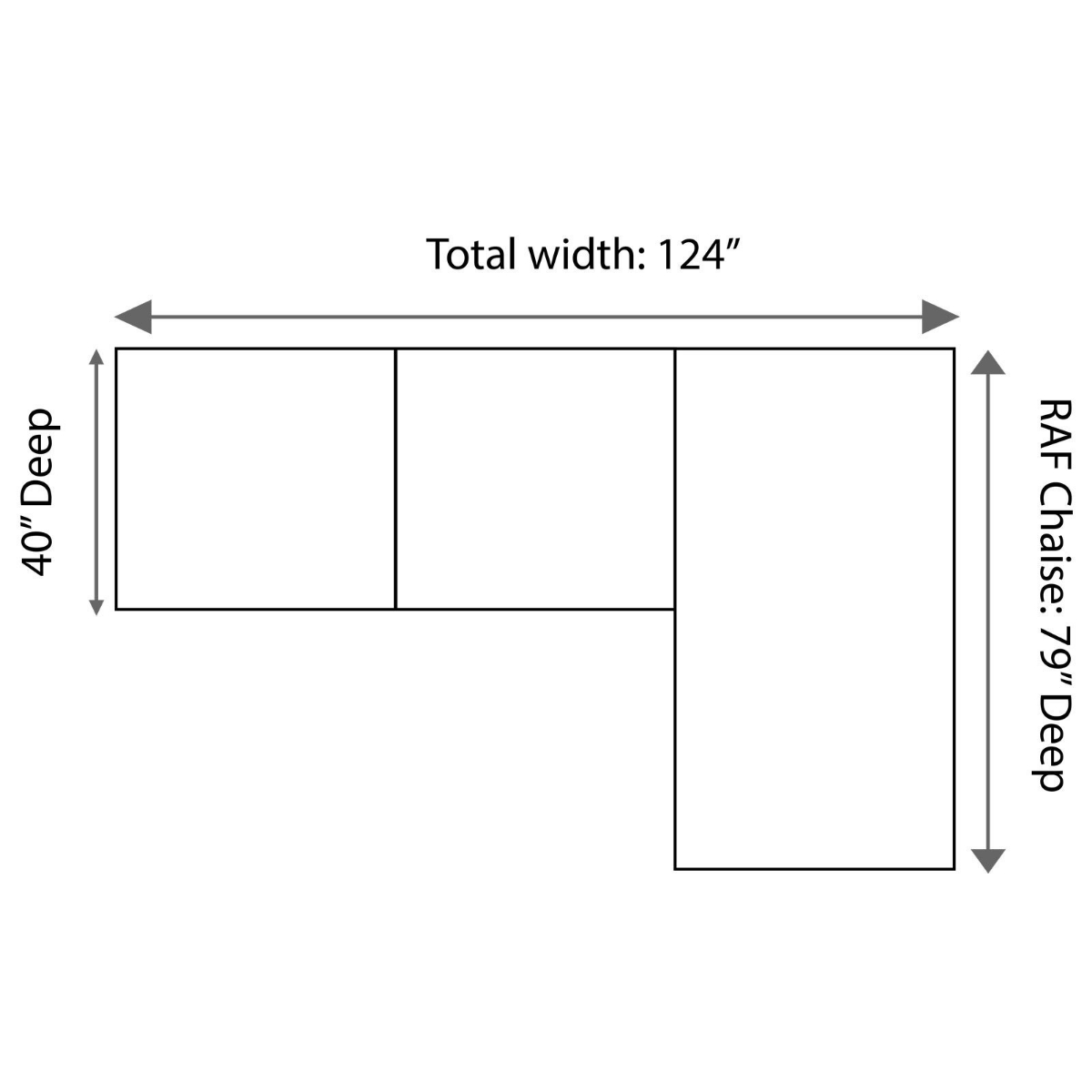 Picture of Groovy Chocolate 2-Piece Sectional