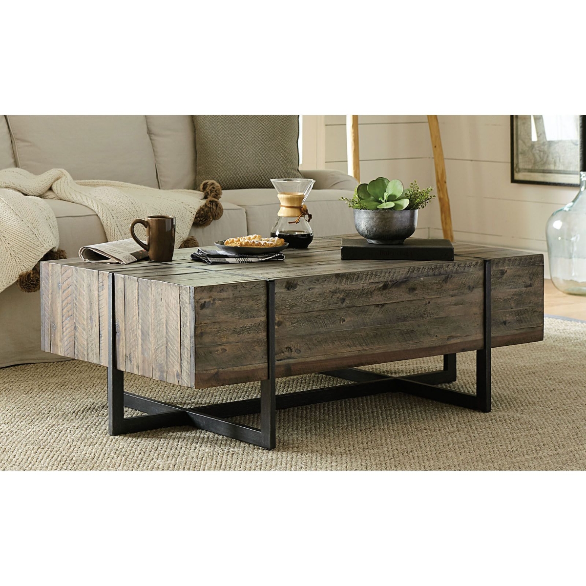 Picture of Modern Timber Cocktail Table