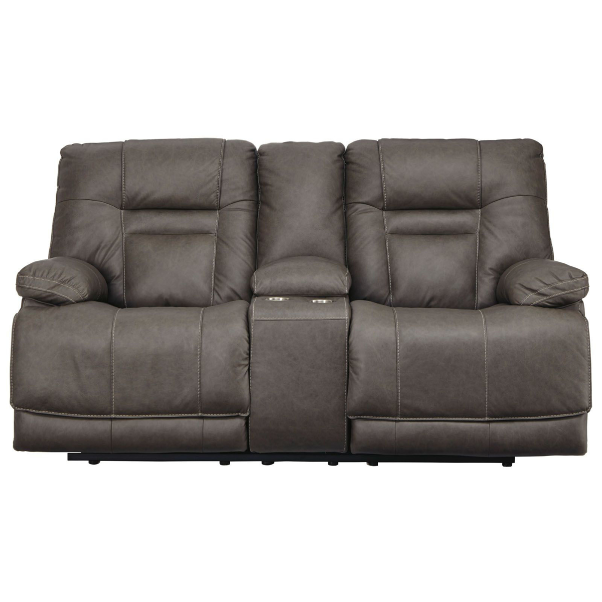 Picture of Wurstrow Power Leather Recliner Loveseat 