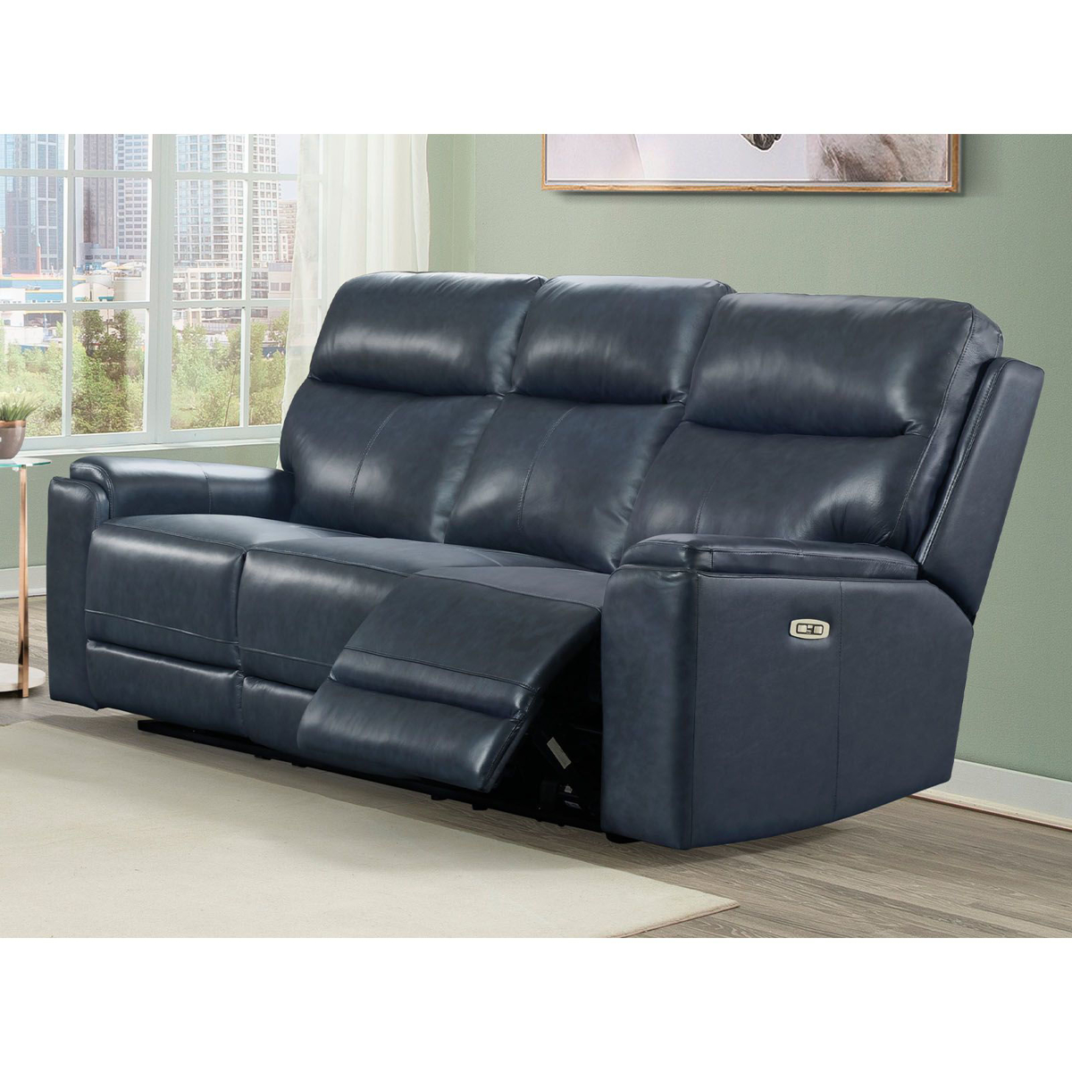 Picture of Santana Leather Power Recliner Sofa 