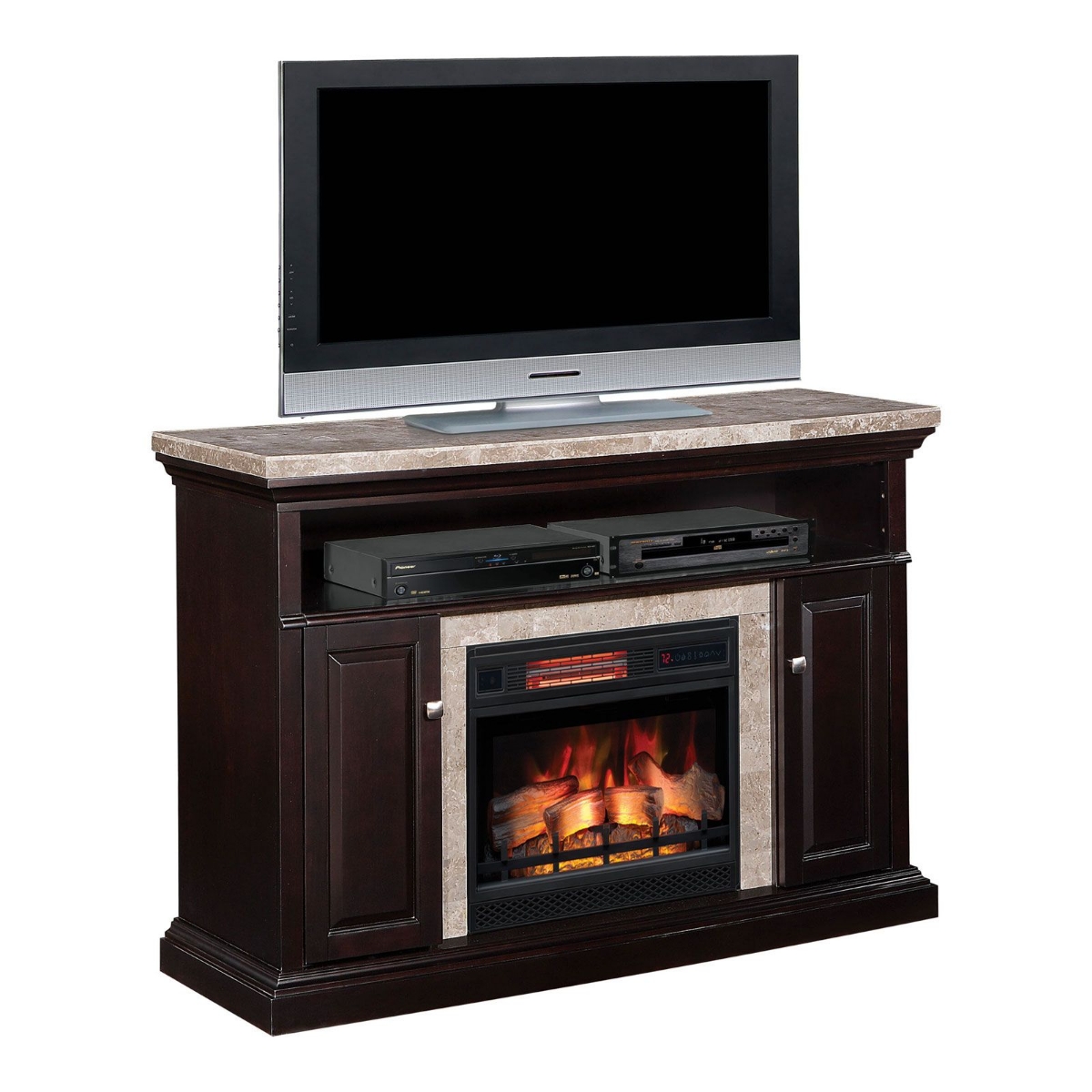 Picture of Brighton Media Mantel & Electric Fireplace