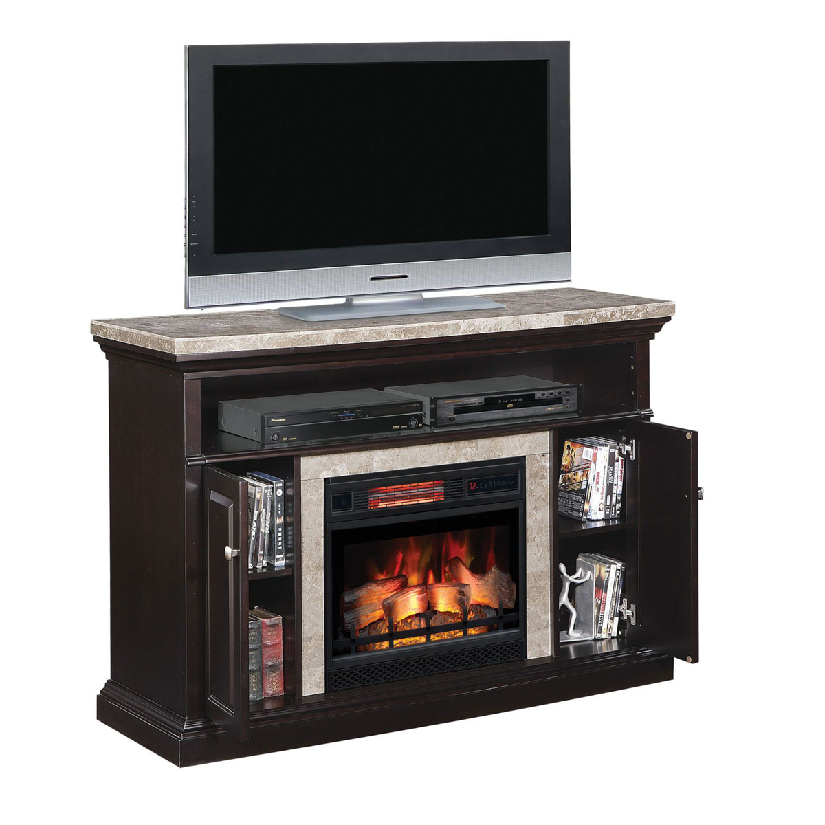 Picture of Brighton Media Mantel & Electric Fireplace