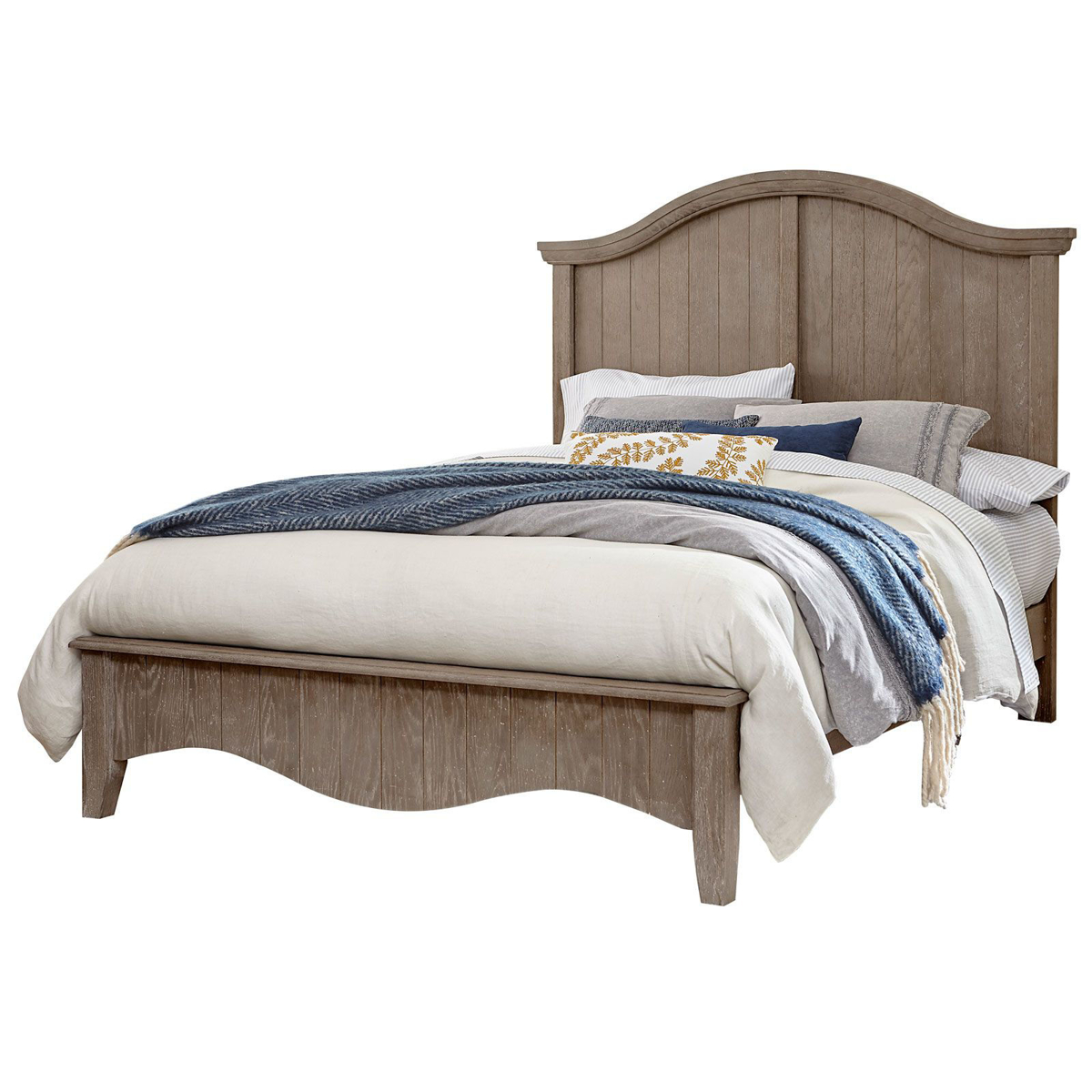 Picture of Casual Retreat Driftwood Queen Panel Bed