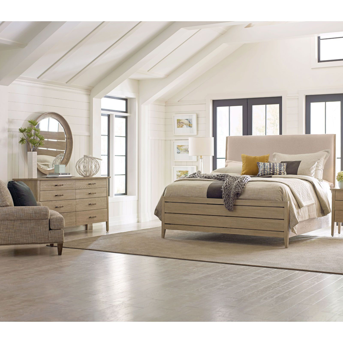 Picture of Symmetry Upholstered Bedroom 3-piece Group