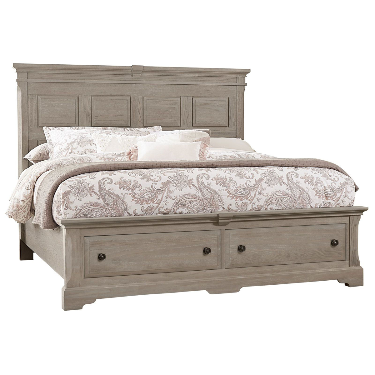 Picture of Queen Greystone Storage Bed