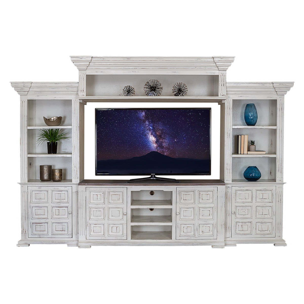 Picture of White Chalet 4-Piece Wall Unit