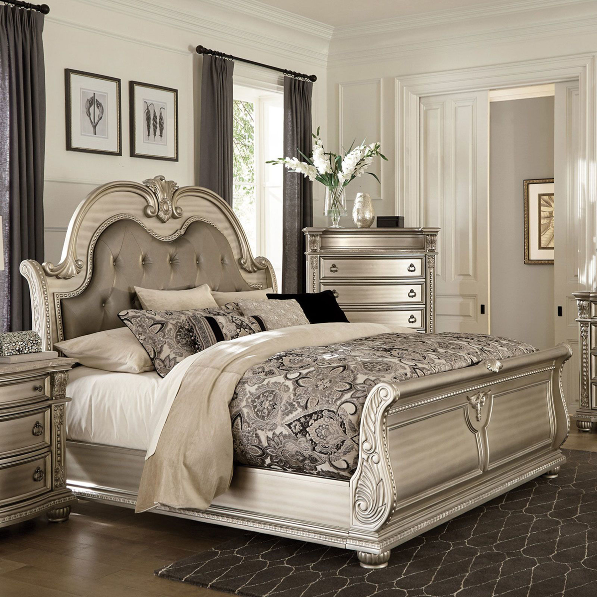 Picture of Cavalier Silver Queen Bed