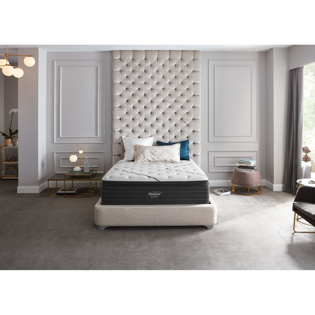 Picture of Black L-Class Medium Pillow Top Queen Mattress 