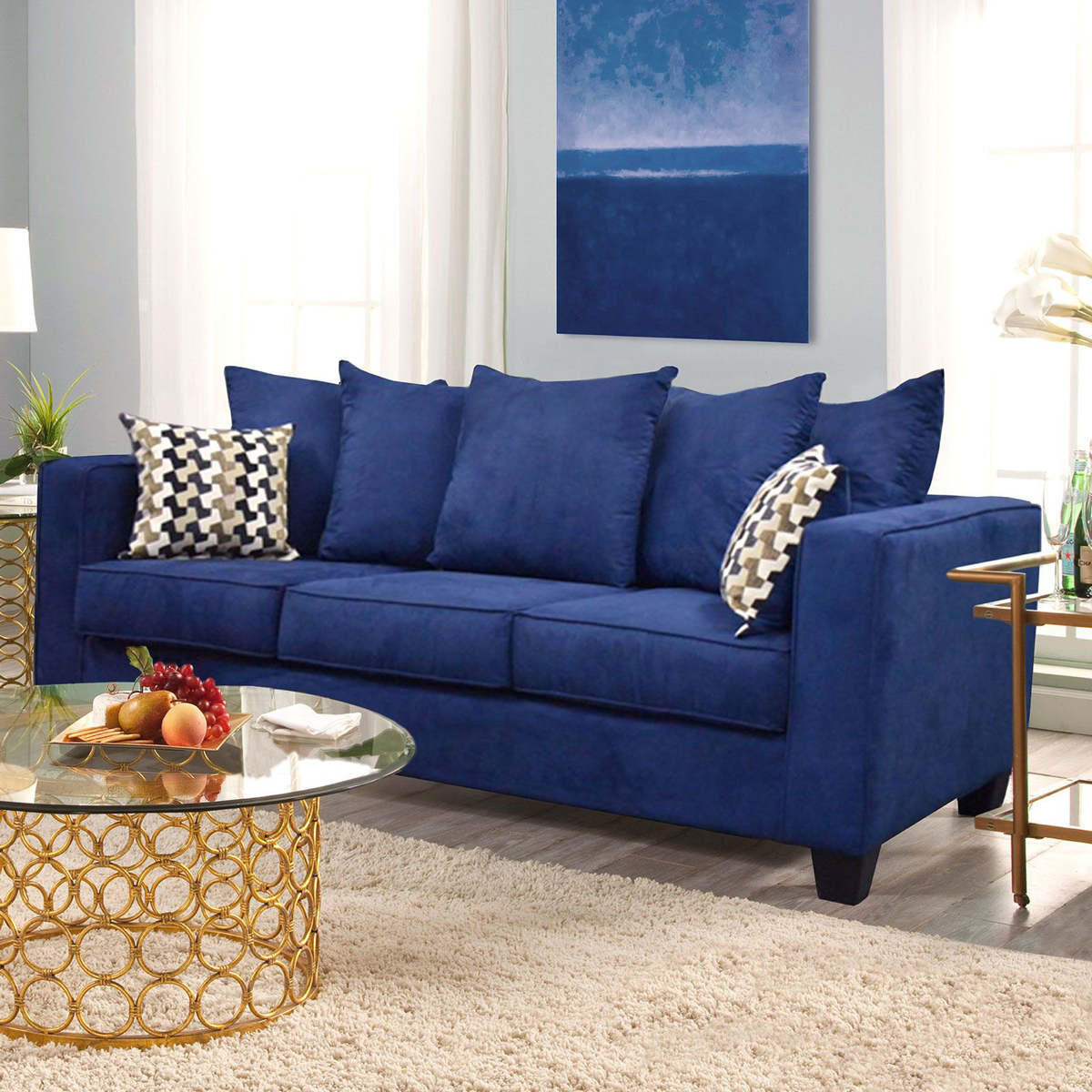 Picture of Blue Bulldozer Sofa