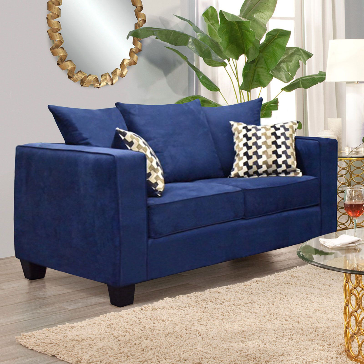 Picture of Blue Bulldozer Loveseat