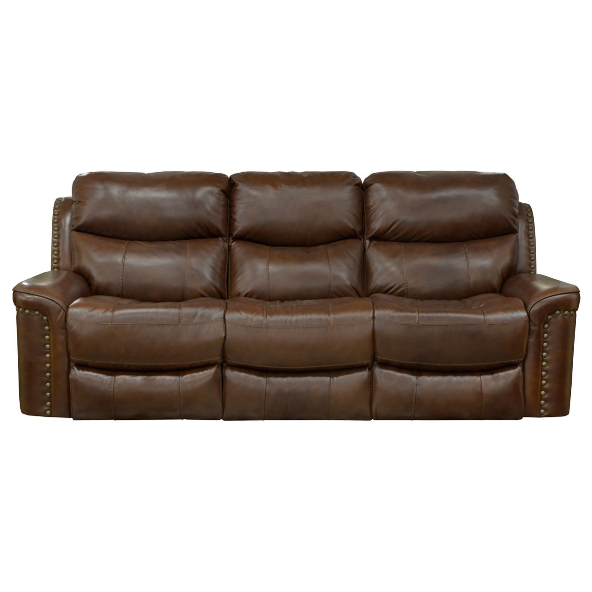 Picture of Ceretti Leather Power Recliner Sofa